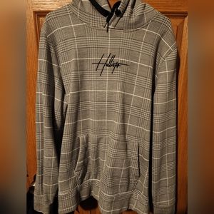 Men's plaid Hollister hoodie